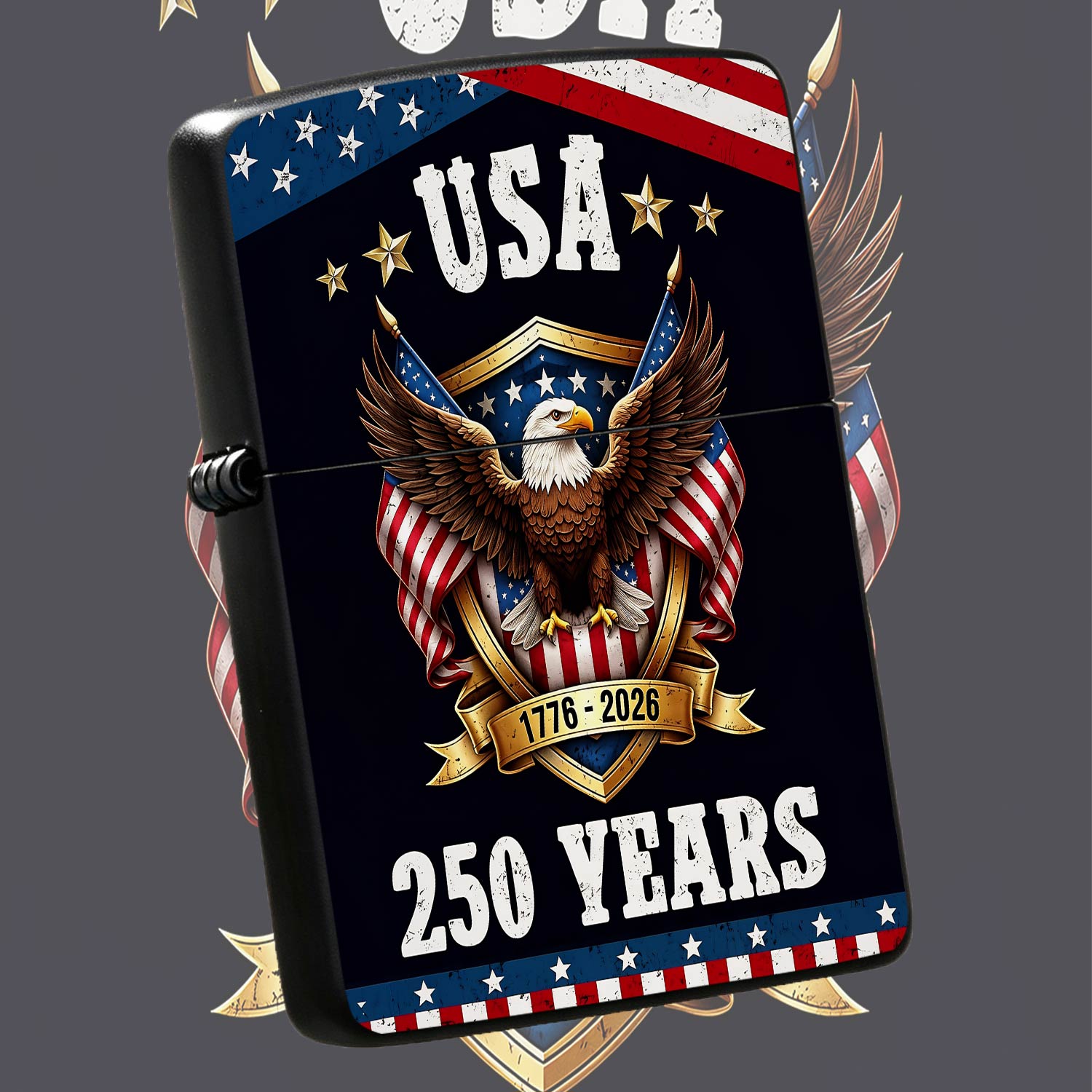 Outdoor Camping Usa - Isqueiro patriótico dos EUA, edição especial