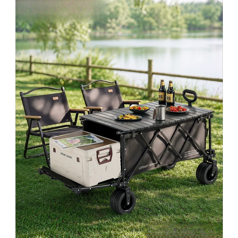 Outdoor Camping Trolley - Carrinho de Camping Dobrável para Exterior,