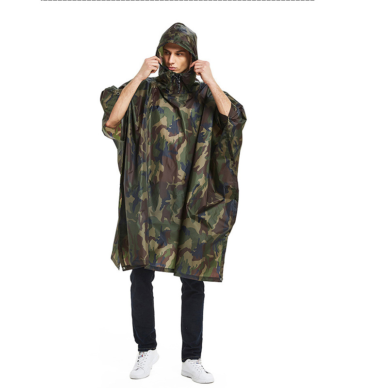 Camping Rain Poncho - Capa de Chuva 3 em 1