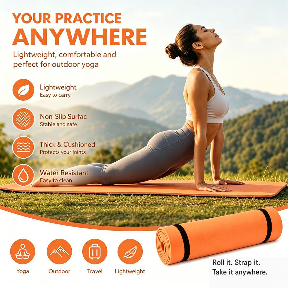 Tapete de yoga antiderrapante  - Outdoor Camping Rugs avaliação e preço
