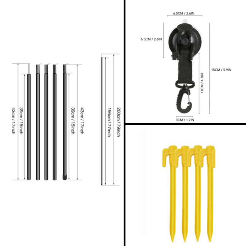 Toldo Retrátil Lateral para Ca - Outdoor Camping Van Tent avaliação e preço