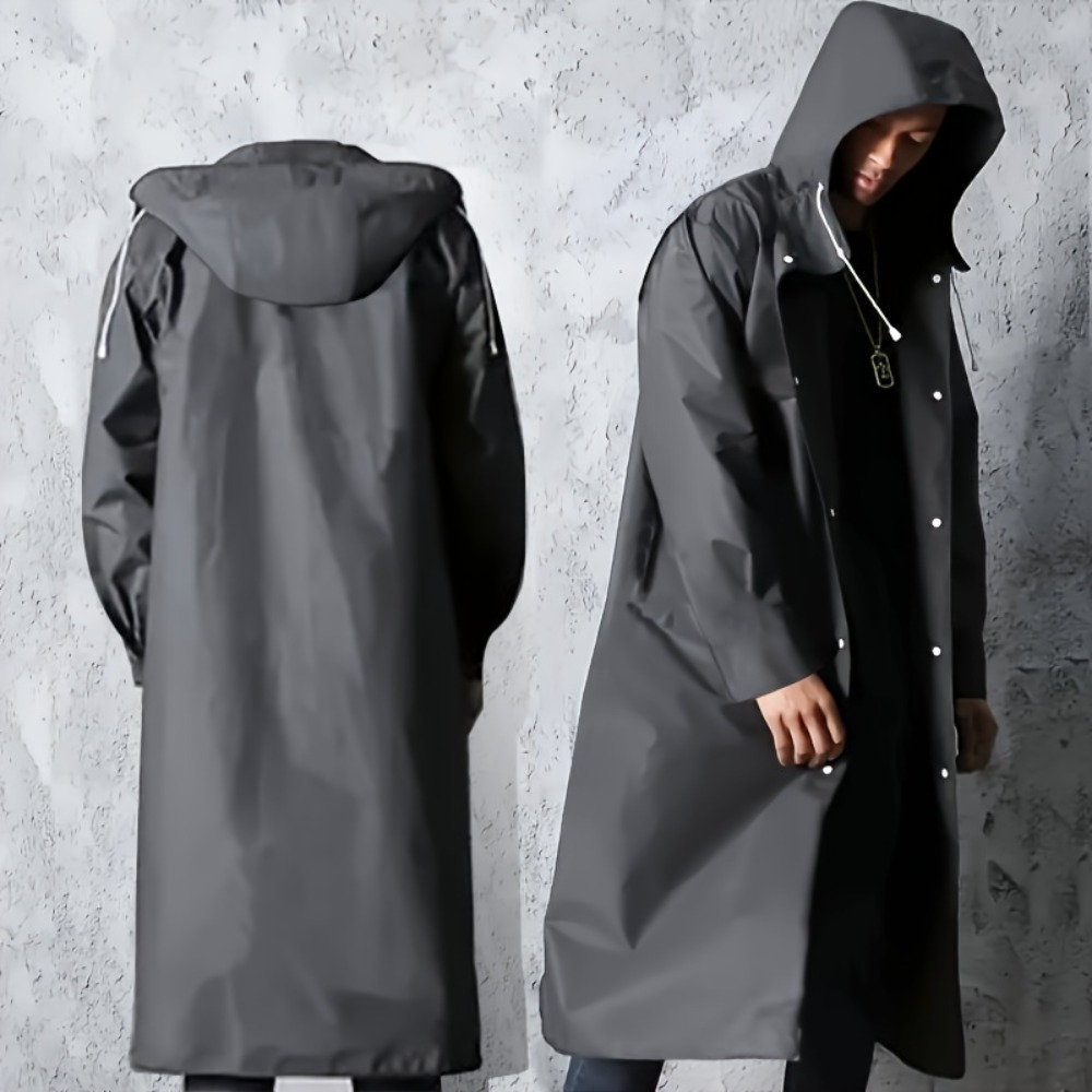 Poncho de chuva adulto unissex - Camping Rain Poncho avaliação e preço