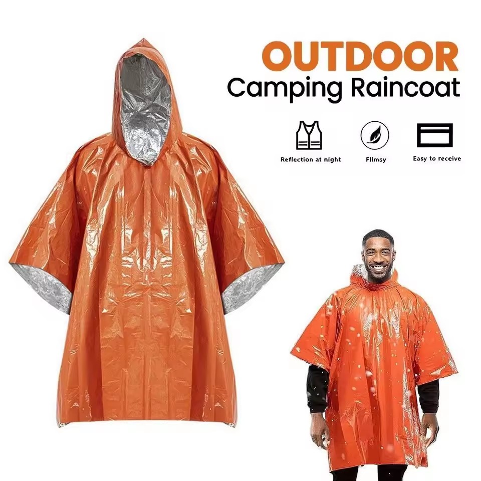 1 unidade/2 unidades: Poncho d - Camping Rain Poncho avaliação e preço