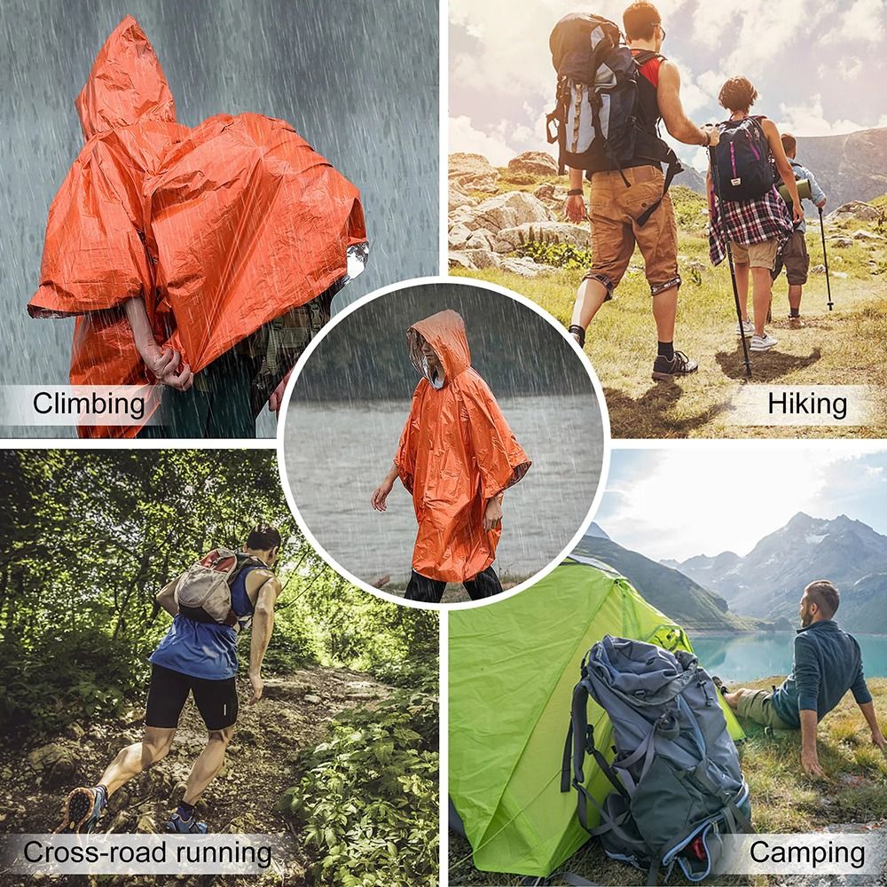 1 Peça Capa de Chuva para Viag - Camping Rain Poncho avaliação e preço