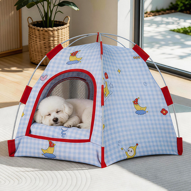Tenda para cães e cama para ga - Outdoor Camping Dog Bed avaliação e preço