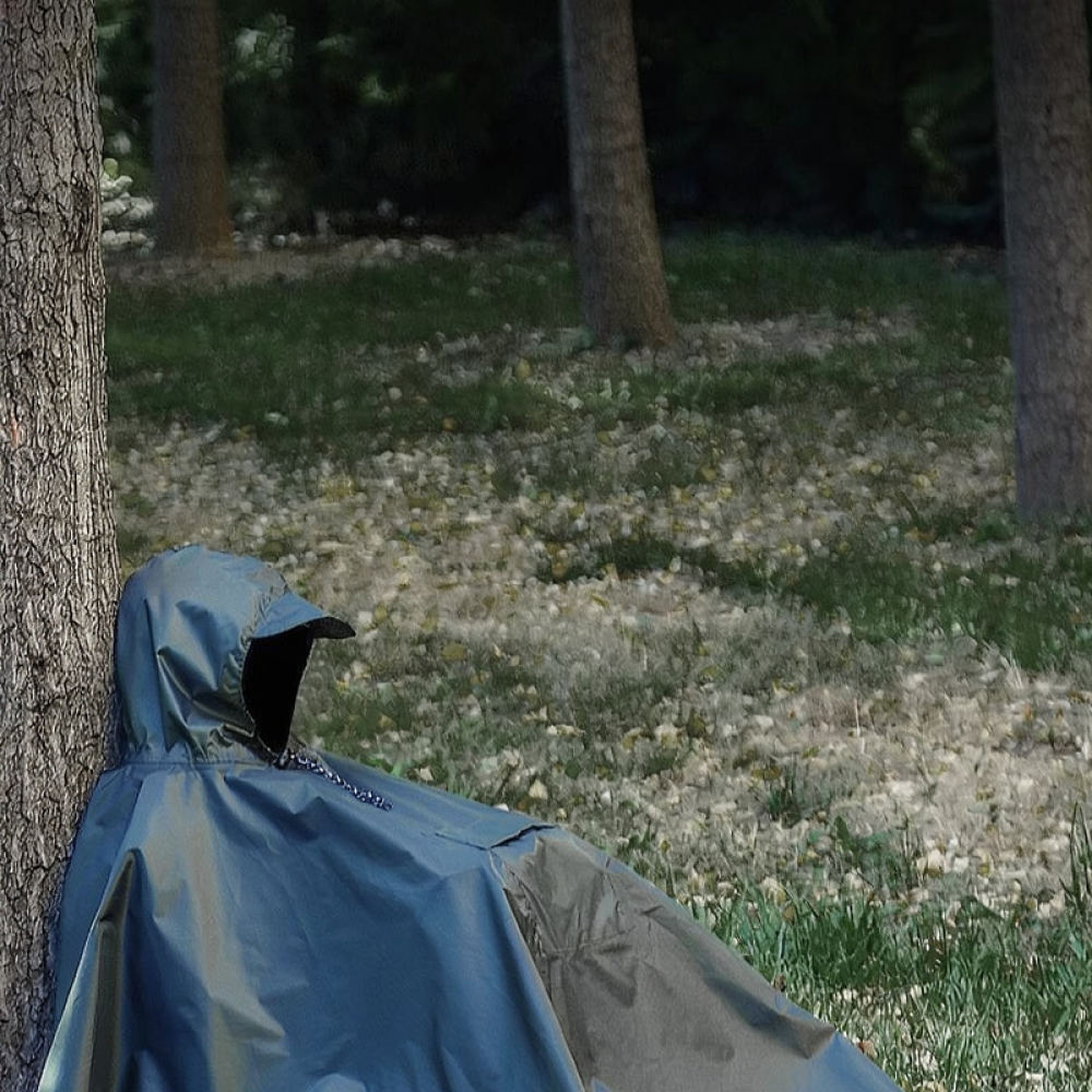 Poncho de chuva impermeável e  - Camping Rain Poncho avaliação e preço