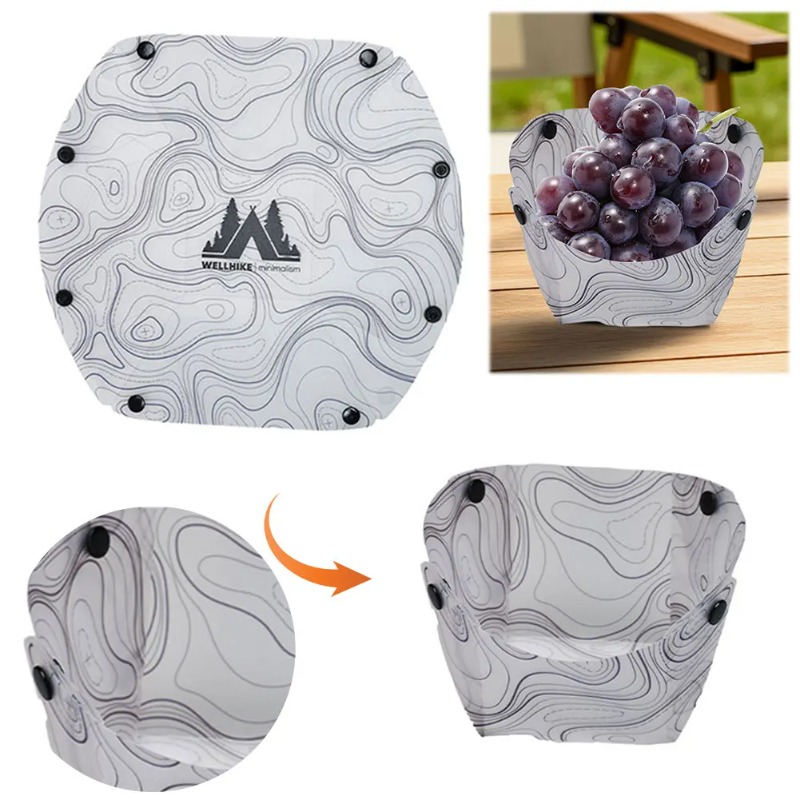 Dobrável acampamento talheres  - Outdoor Camping Dining Set avaliação e preço